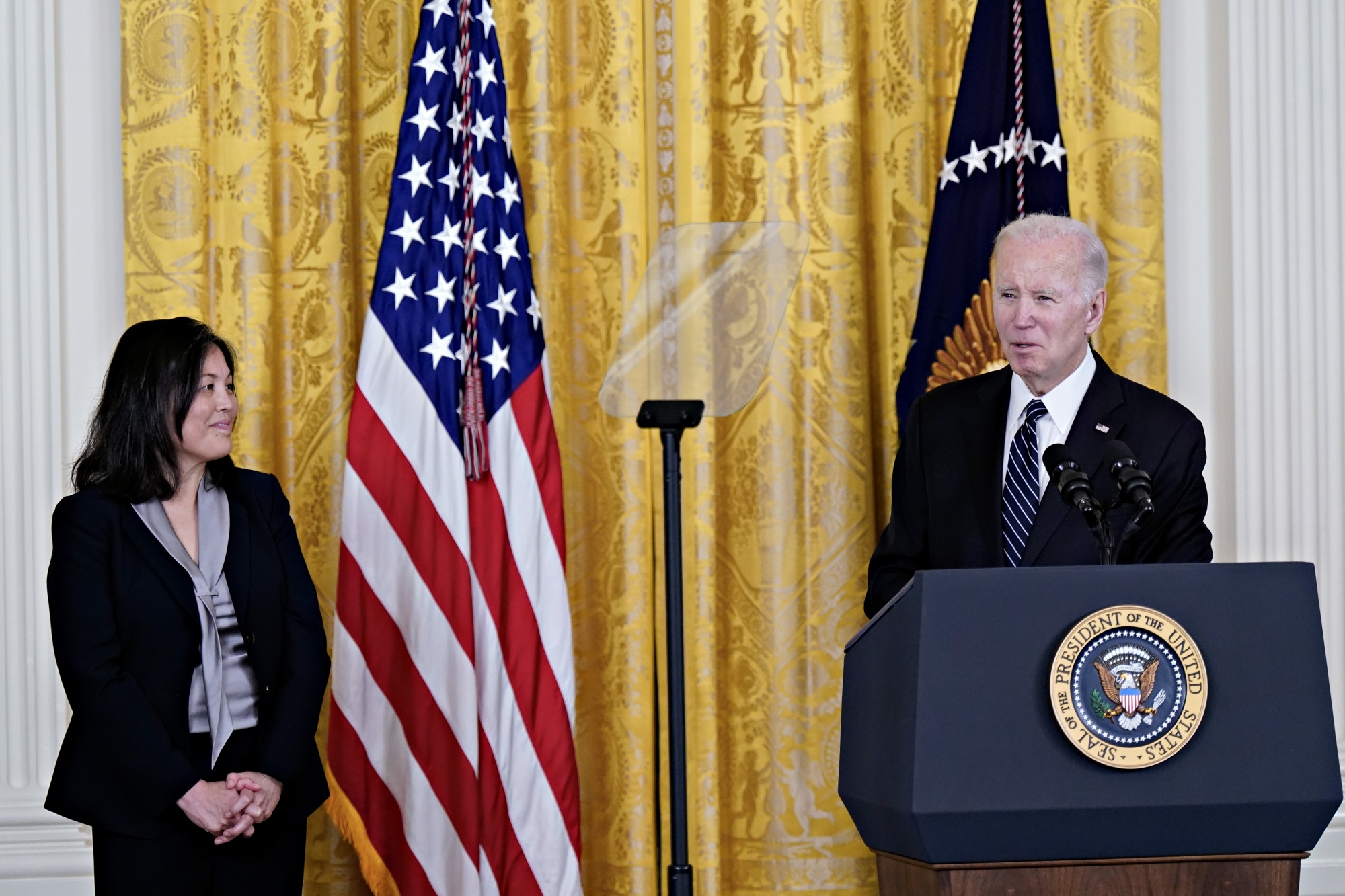 Biden Praises Labor Secretary Nominee Julie Su On Workers’ Rights ...