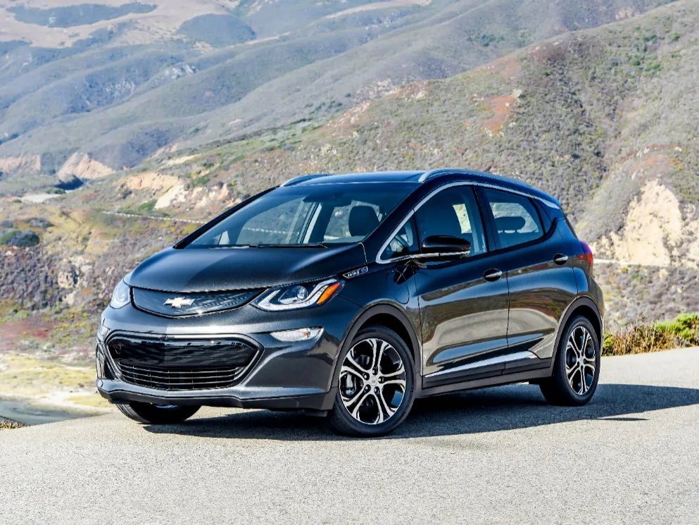 The Chevrolet Bolt electric vehicle.