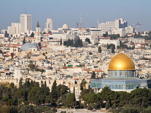 The Jerusalem skyline.