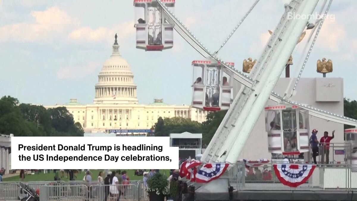Trump Seeks to Put Himself Center Stage for US Independence Day