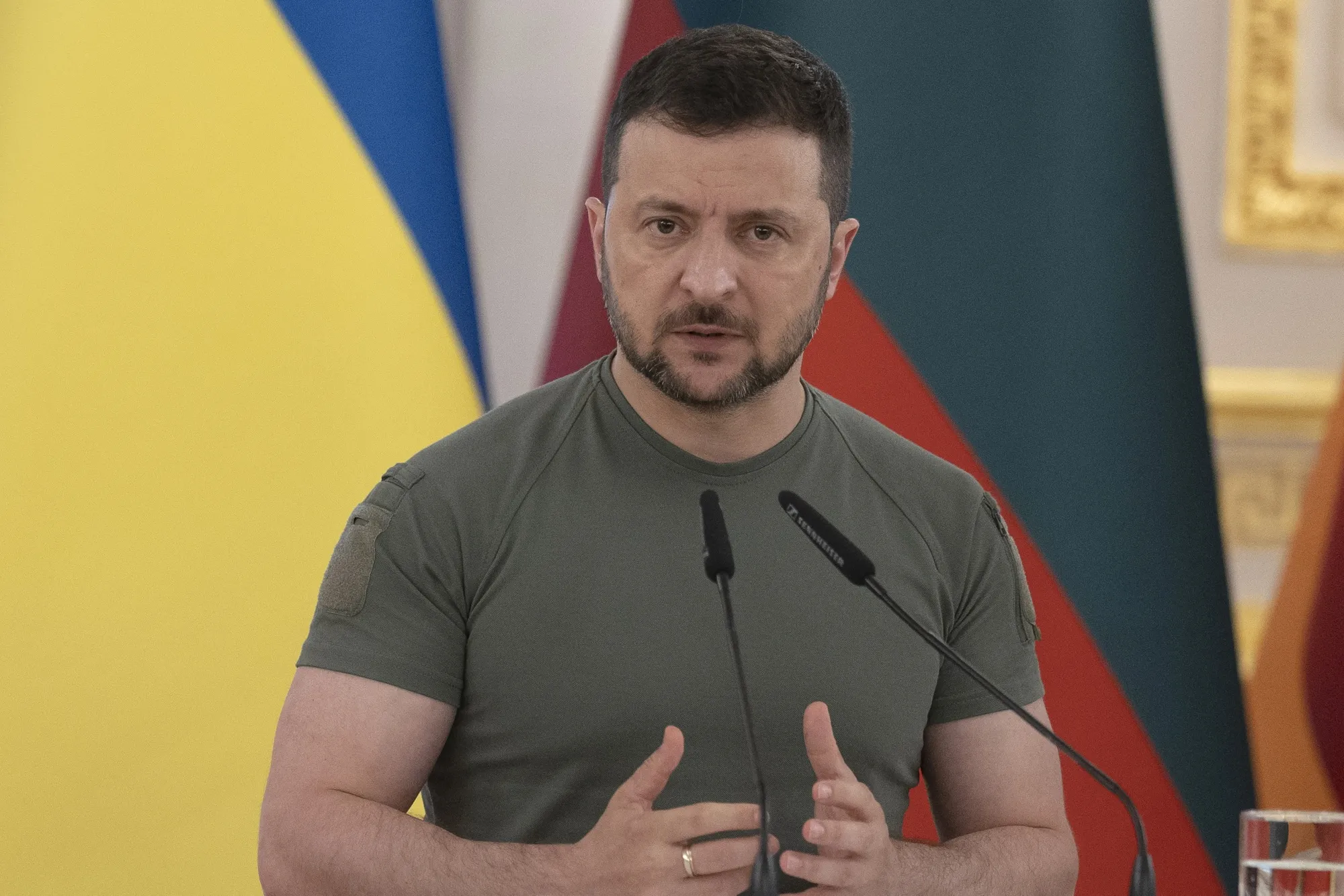 Volodymyr Zelenskiy in Kyiv on June 28.