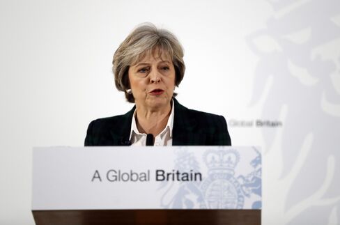 Theresa May on Jan. 17.