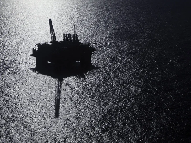 A Petrobras oil platform off Rio’s coast.