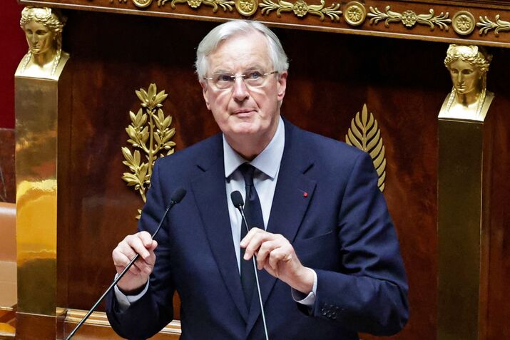 Michel Barnier on Dec. 2.