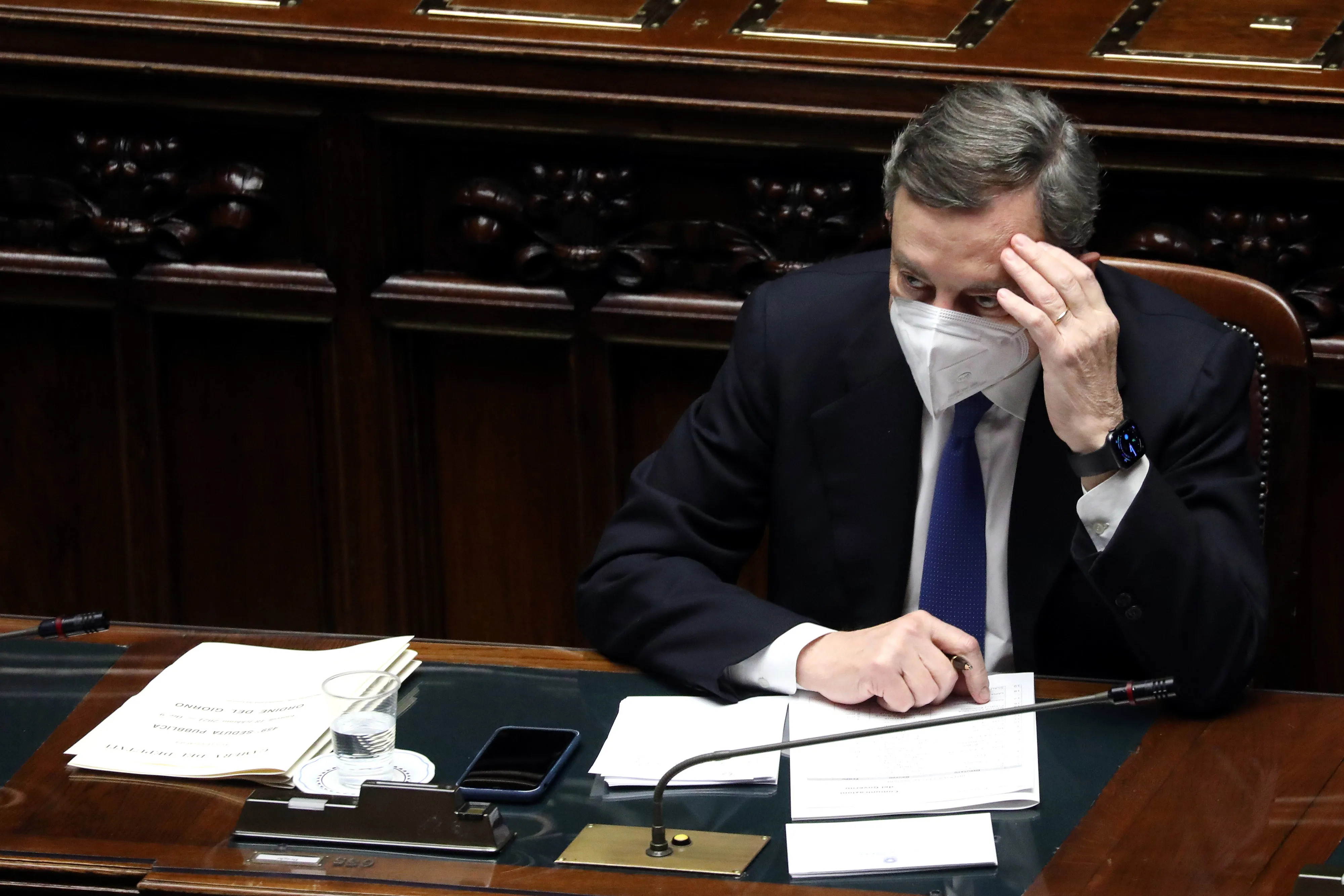 Mario Draghi noted&nbsp;that Italy was close to passing “the terrible threshold” of losing 100,000 lives to the pandemic.