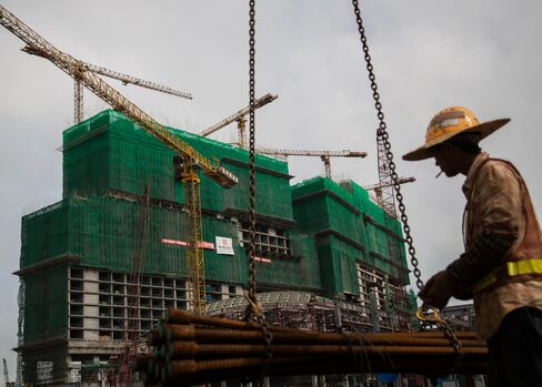 MGM Cotai casino resort construction