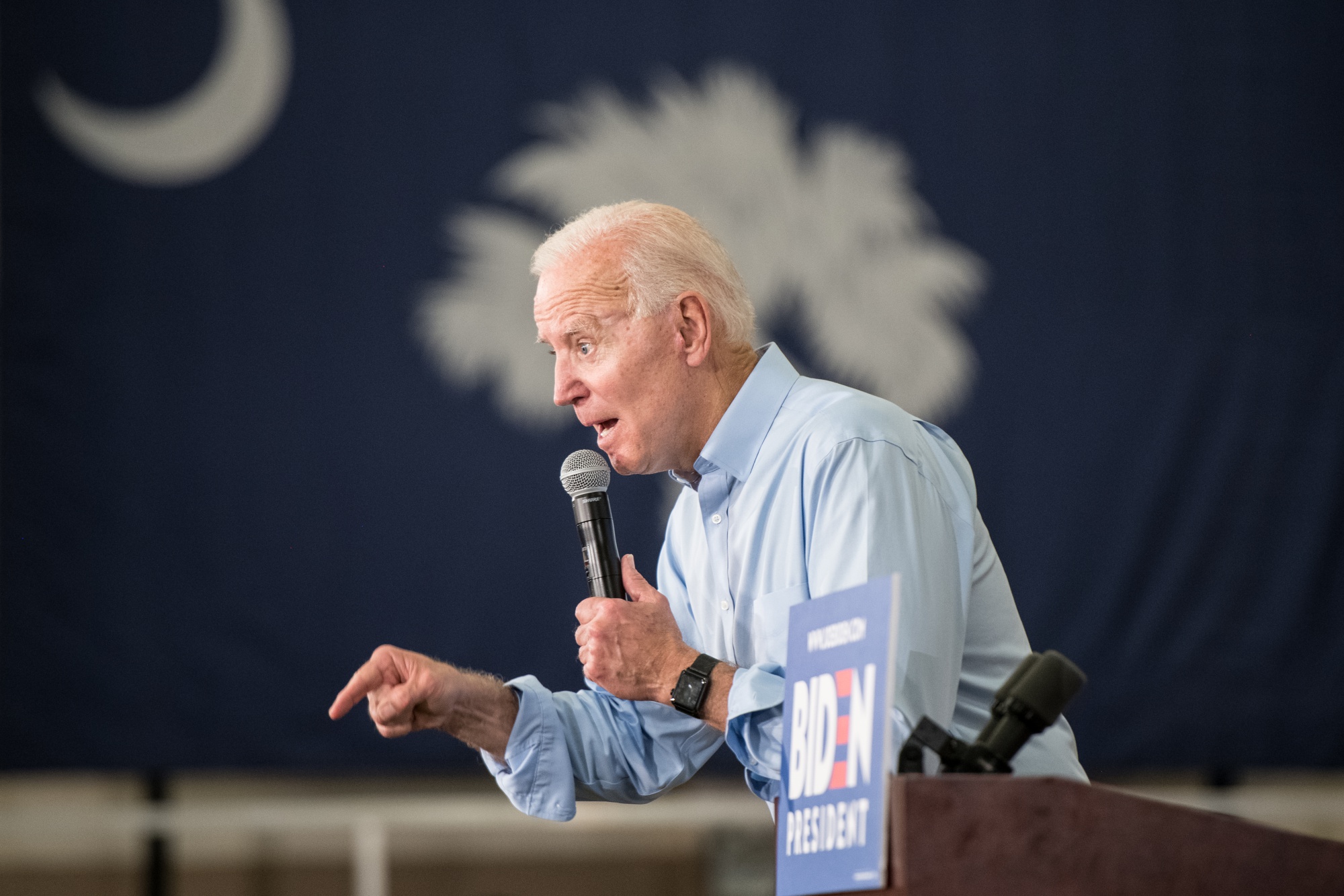 Joe Biden in Columbia, South Carolina, on May 4.