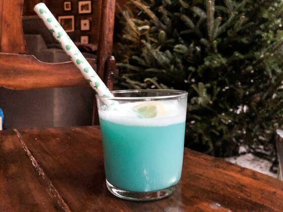 Forget Eggnog: A Blue Blender Drink Is the Holiday Cocktail You Need