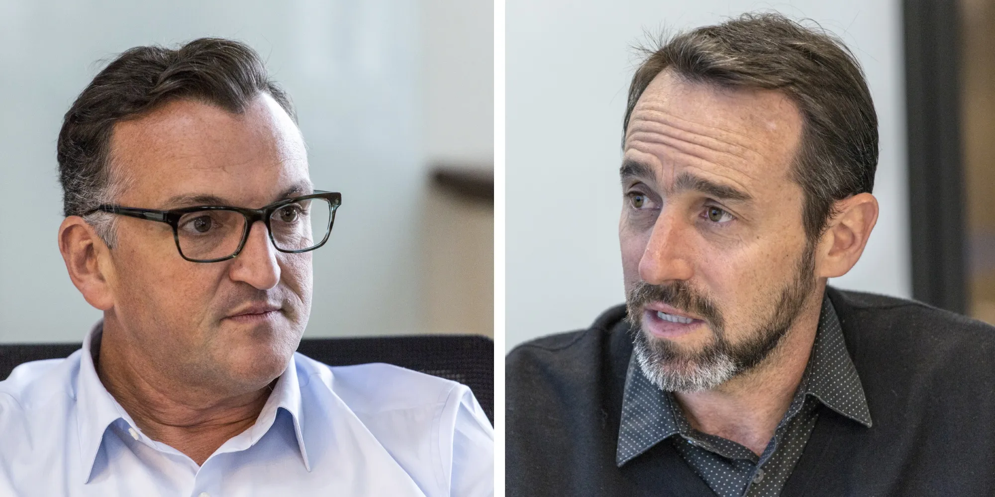 Martin Migoya, left, the CEO of Globant, and&nbsp;Marcos Eduardo Galperin, the CEO of MercadoLibre, are bullish on growth.