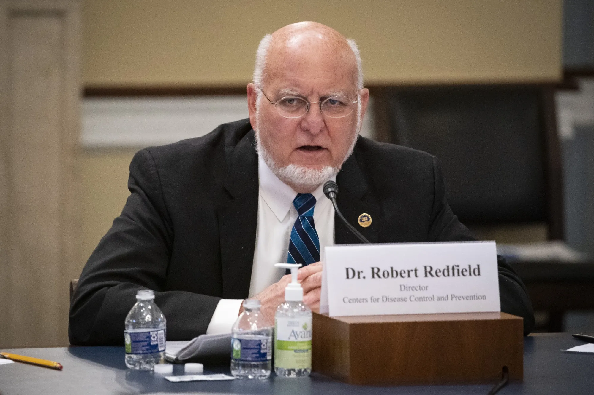 CDC Director Robert Redfield&nbsp;speaks during a&nbsp;hearing in Washington on&nbsp;June 4.&nbsp;