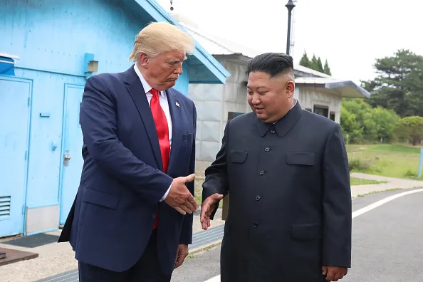 Trump and Kim.