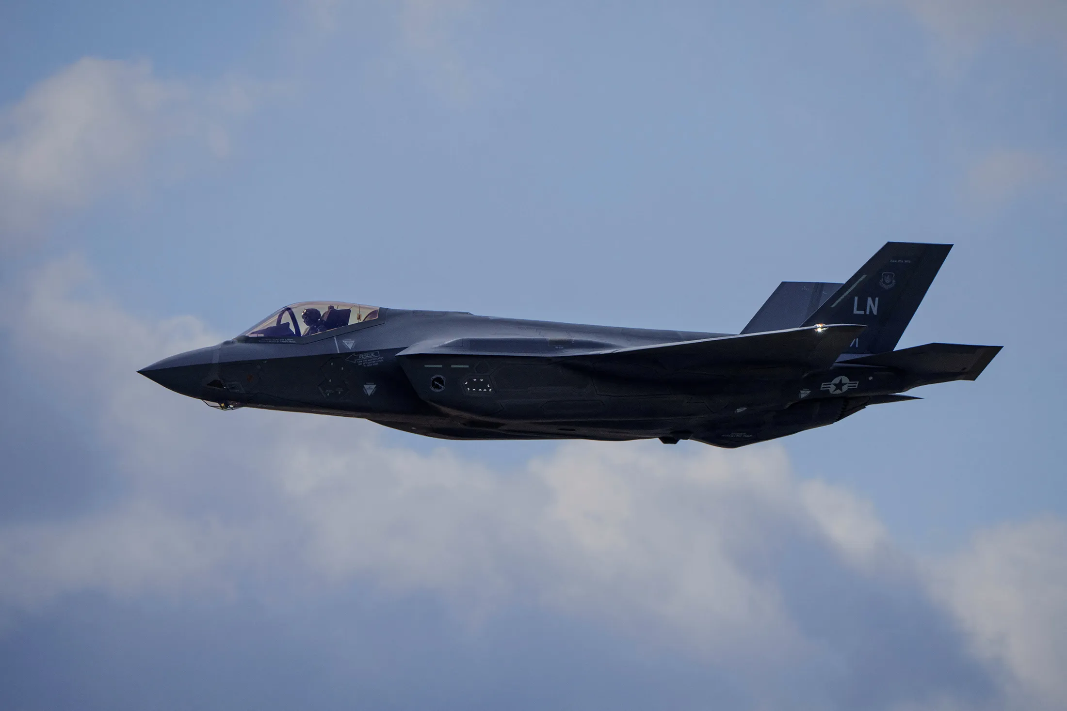 An F-35 fighter jet