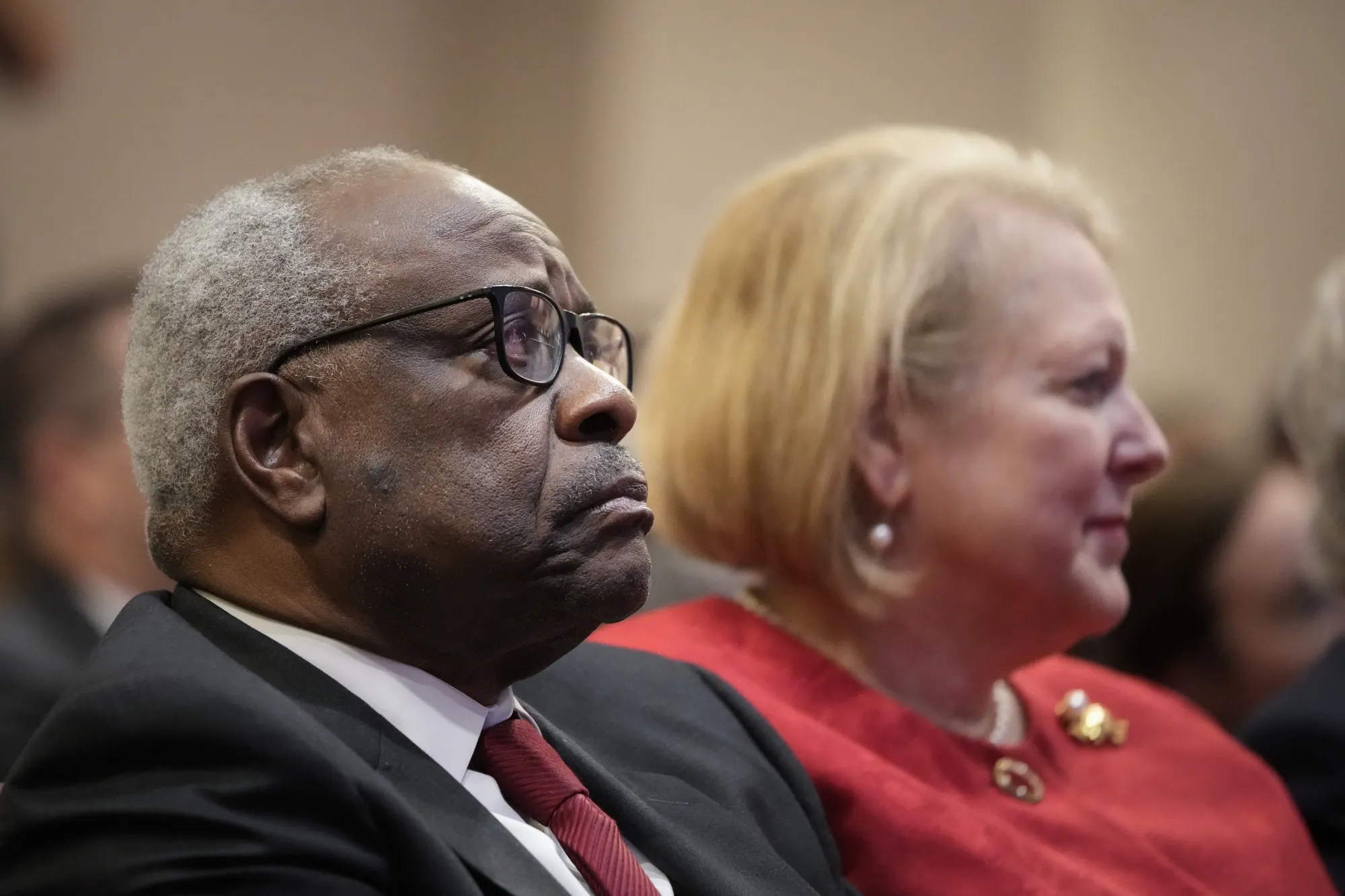 Clarence Thomas and&nbsp;Virginia Thomas.&nbsp;