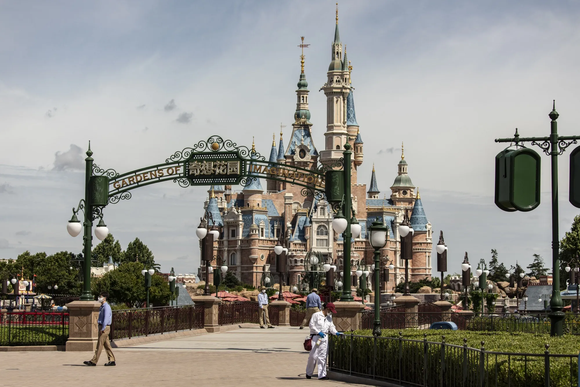 The Shanghai Disneyland theme park in Shanghai in June. 