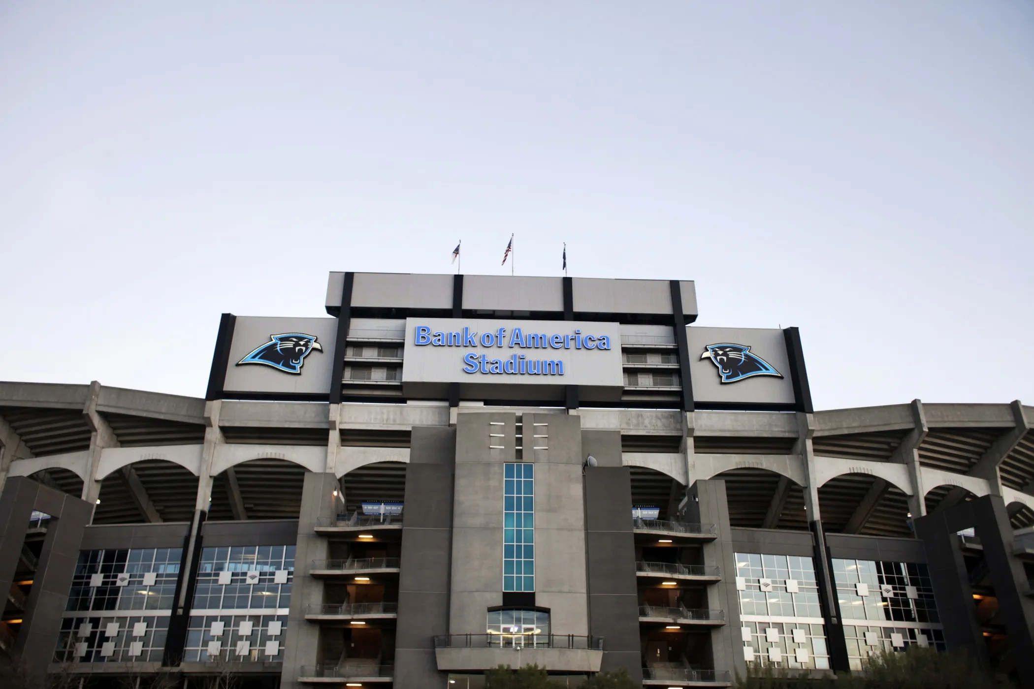 Bank of America Stadium in Charlotte.