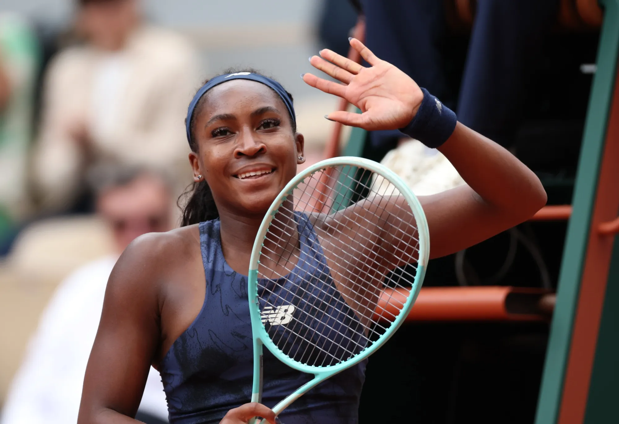 French Open: Coco Gauff reaches quarterfinals and jokes with Frances Tiafoe  about forgetting rackets - Bloomberg