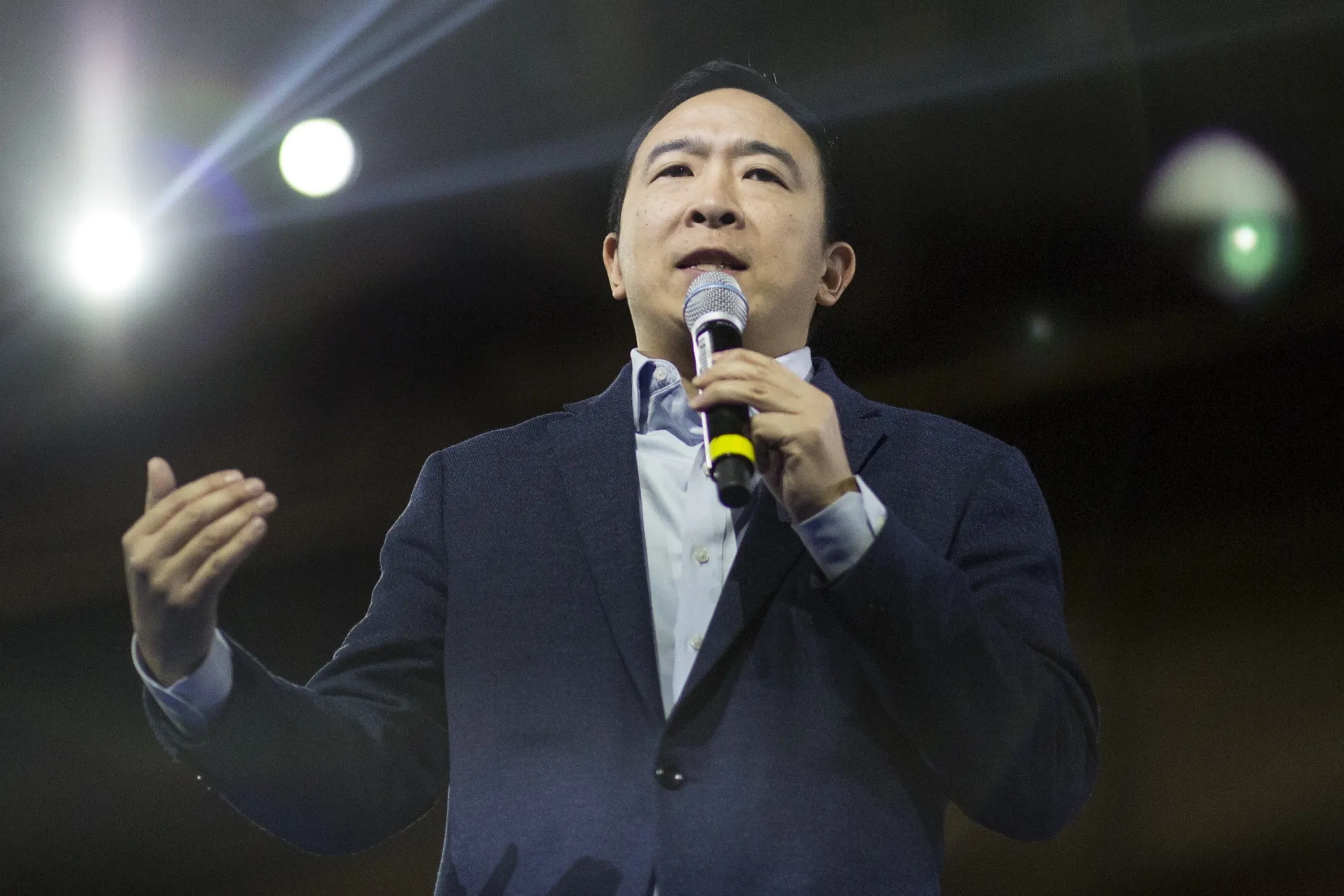Andrew Yang on Feb. 8.