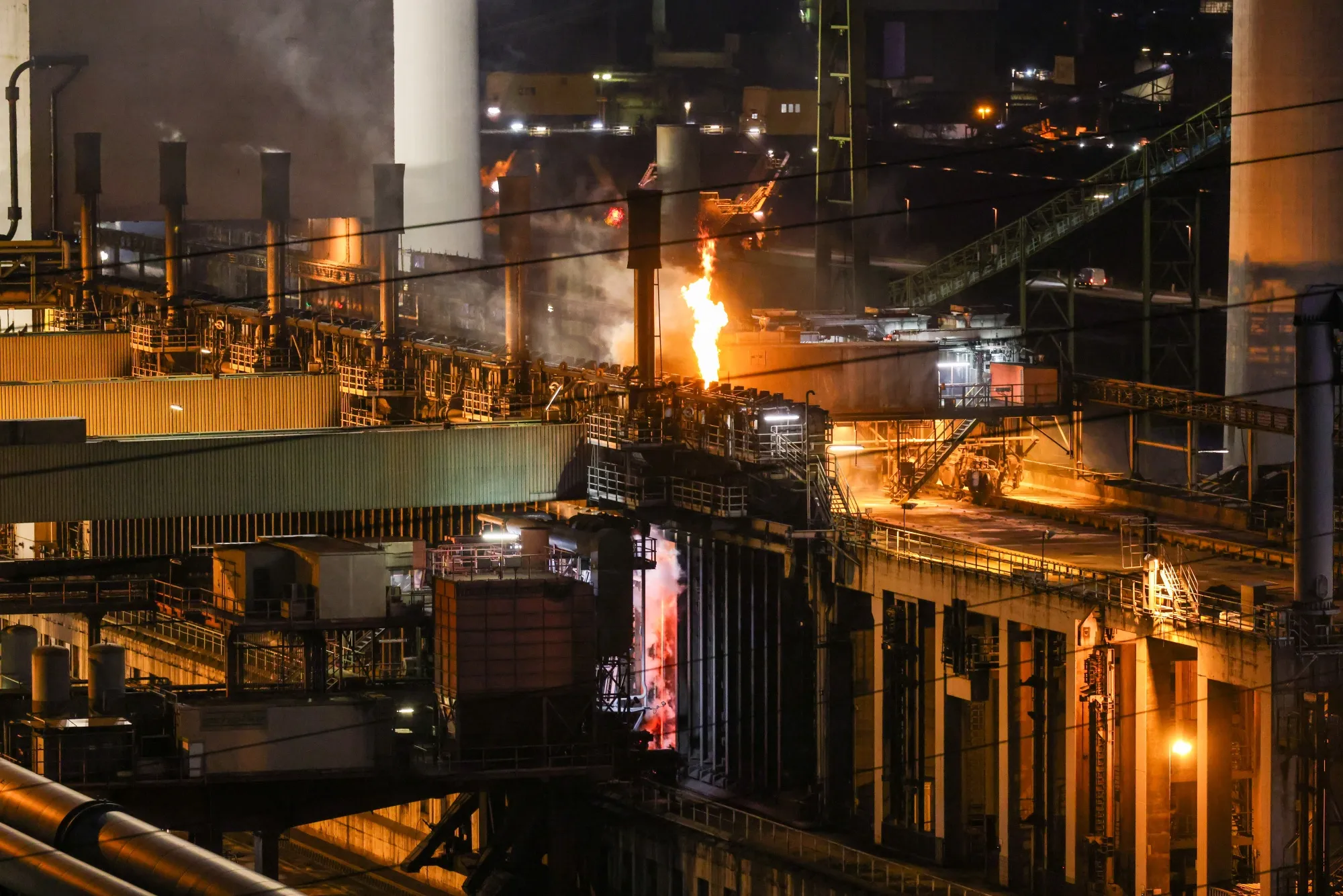 A steel plant in Germany.
