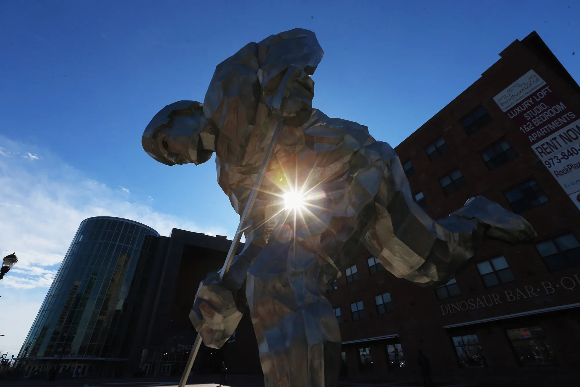 Championship Plaza at the Prudential Center in Newark, New Jersey.&nbsp;