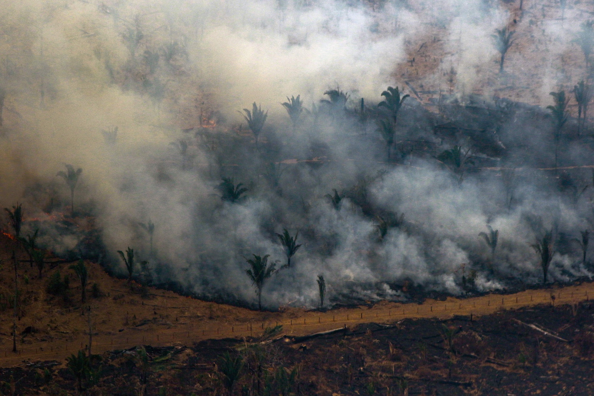 TOPSHOT-BRAZIL-FIRE-DEFORESTATION-AMAZON