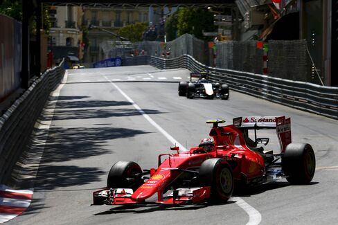 Kimi Raikkonen of Finland and Ferrari drives during the Monaco Formula One Grand Prix at Circuit de Monaco last year. This year, teams from Red Bull Racing and Mercedes are expected to do well.