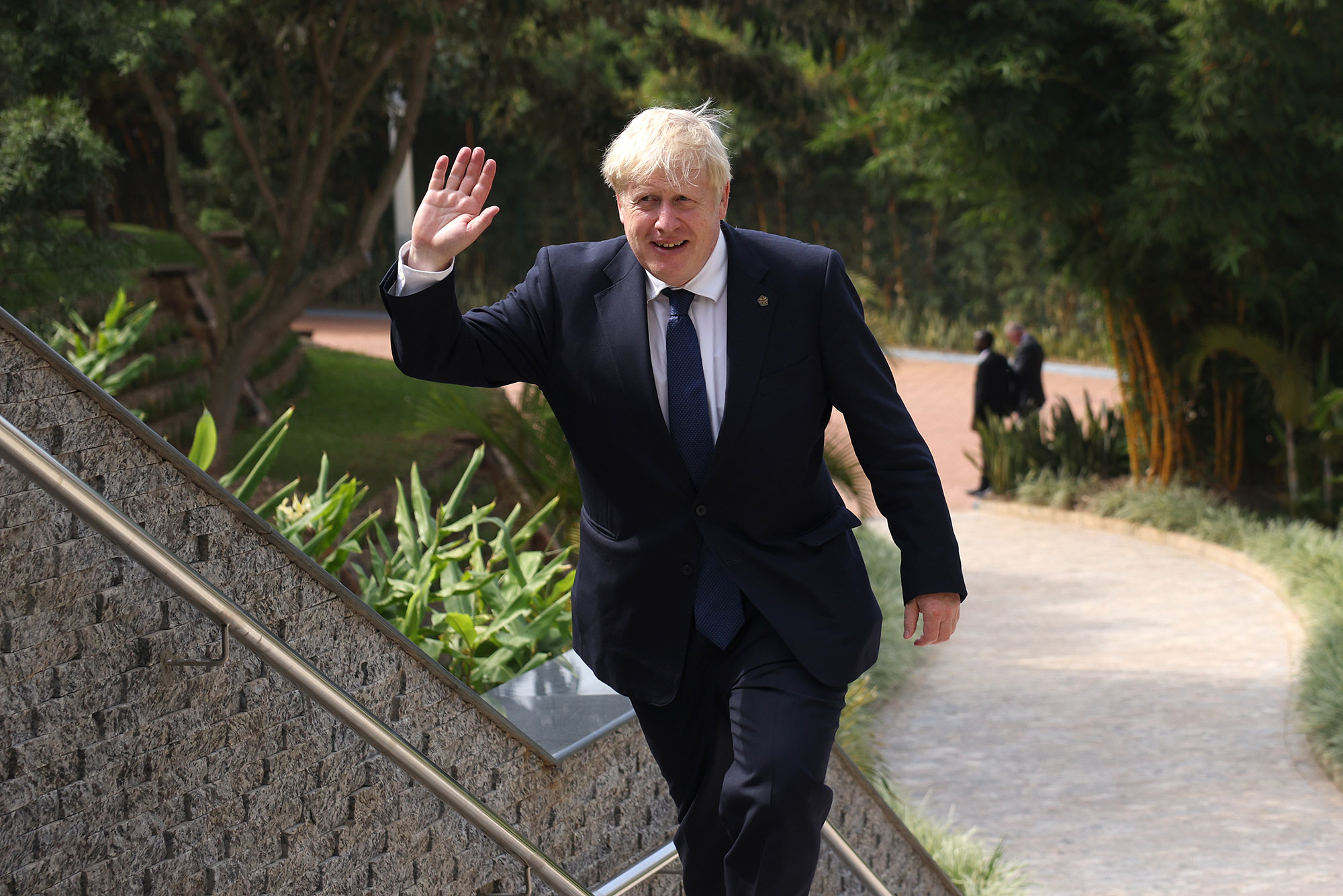 Boris Johnson&nbsp;in Kigali, Rwanda, on Jun 25.&nbsp;