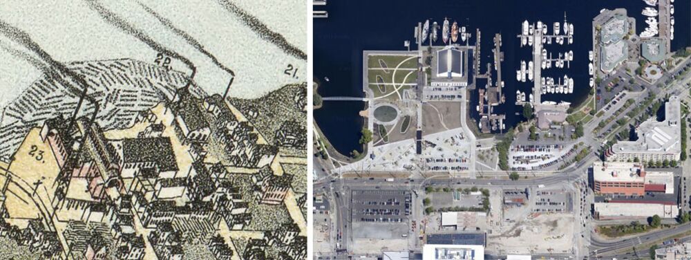 Seattle Then And Now 1891 To 2013 Bloomberg