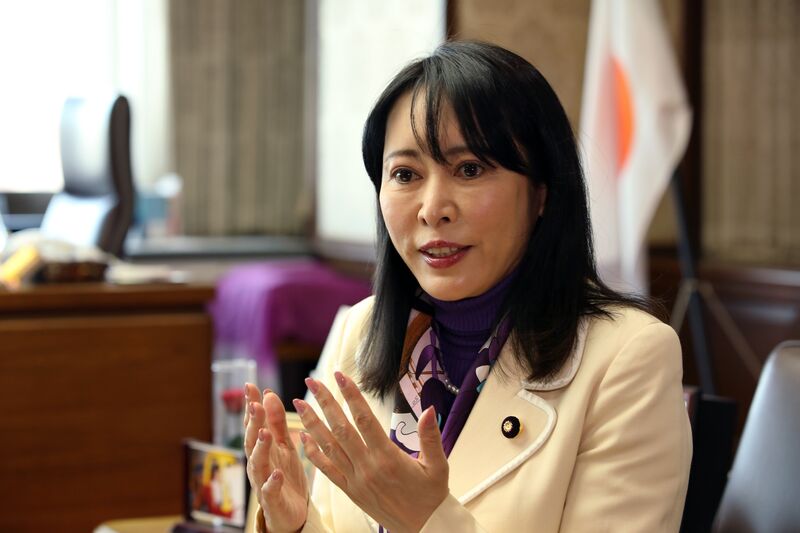 Japan Justice Minister Masako Mori
