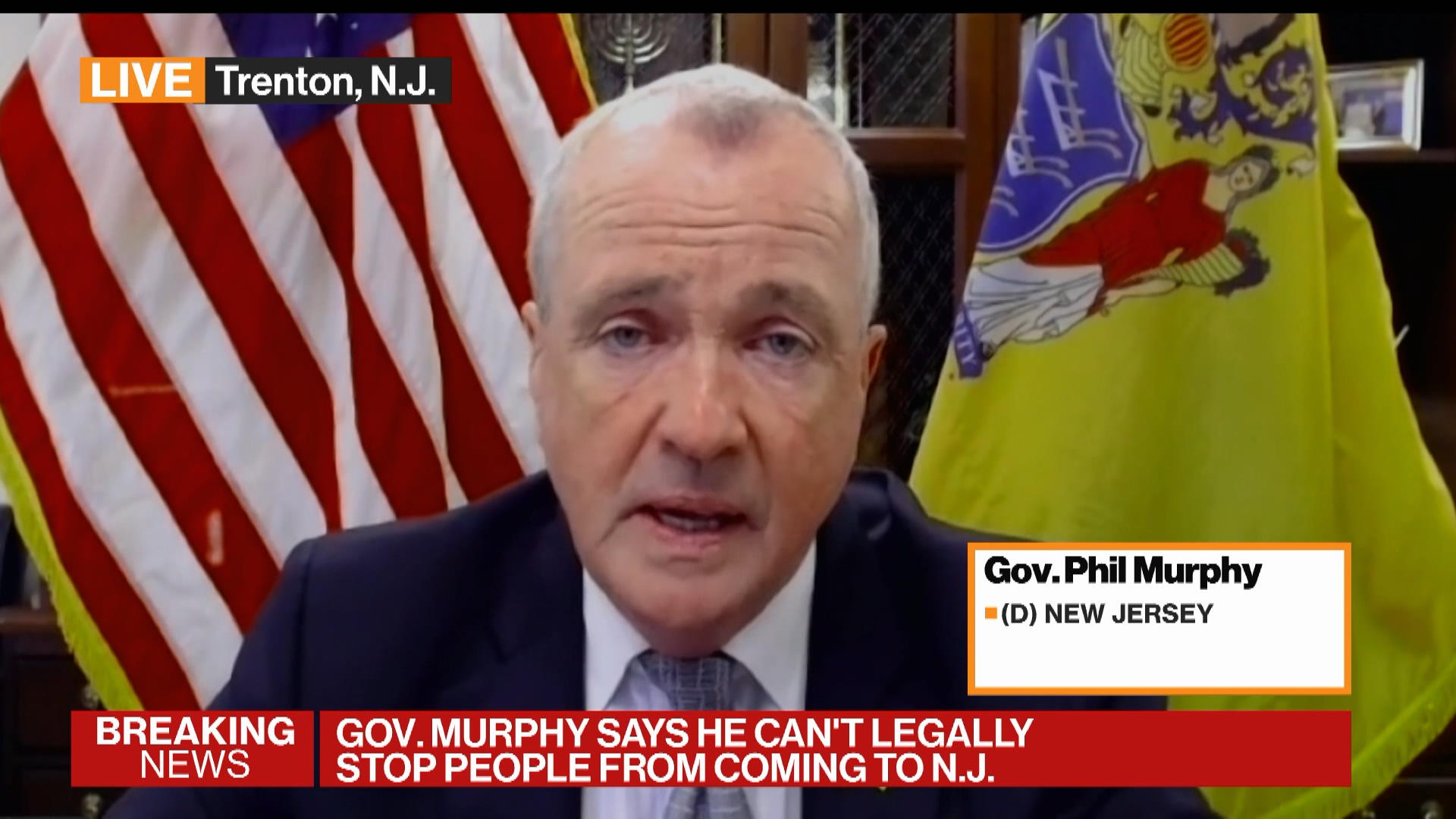 Murphy Hints At New Jersey Tax Increases For Next Year S Budget Bloomberg