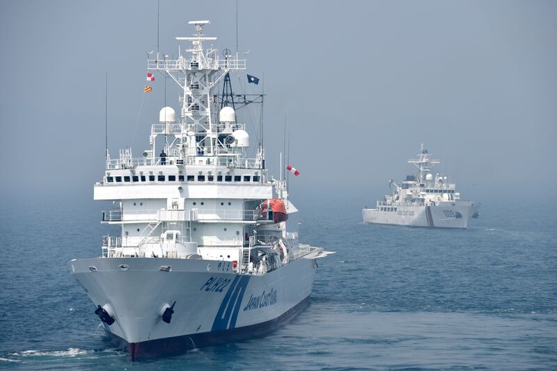 Russian border troops join international coast guard drills in South Korea