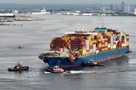Container Ship Dali Moved From Site Of Francis Scott Key Bridge Collapse