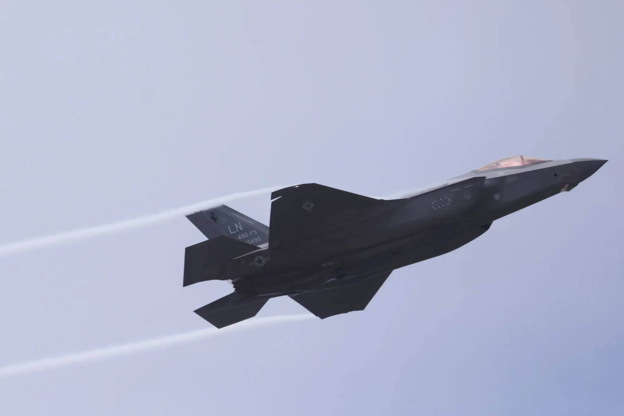 A US Air Force F35A fighter jet, manufactured by Lockheed Martin Corp.