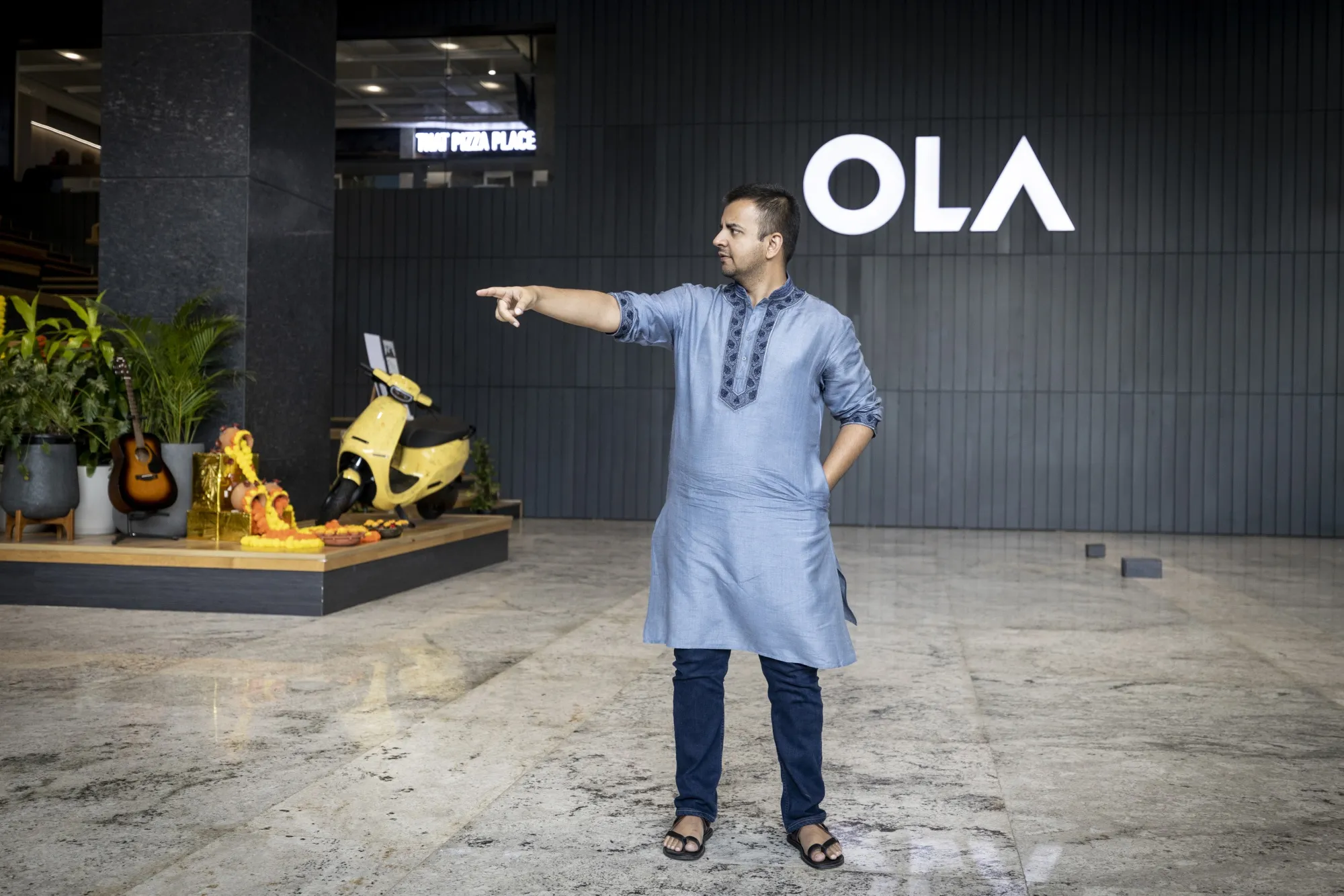 Bhavish Aggarwal&nbsp;at Ola Campus in Bengaluru.&nbsp;