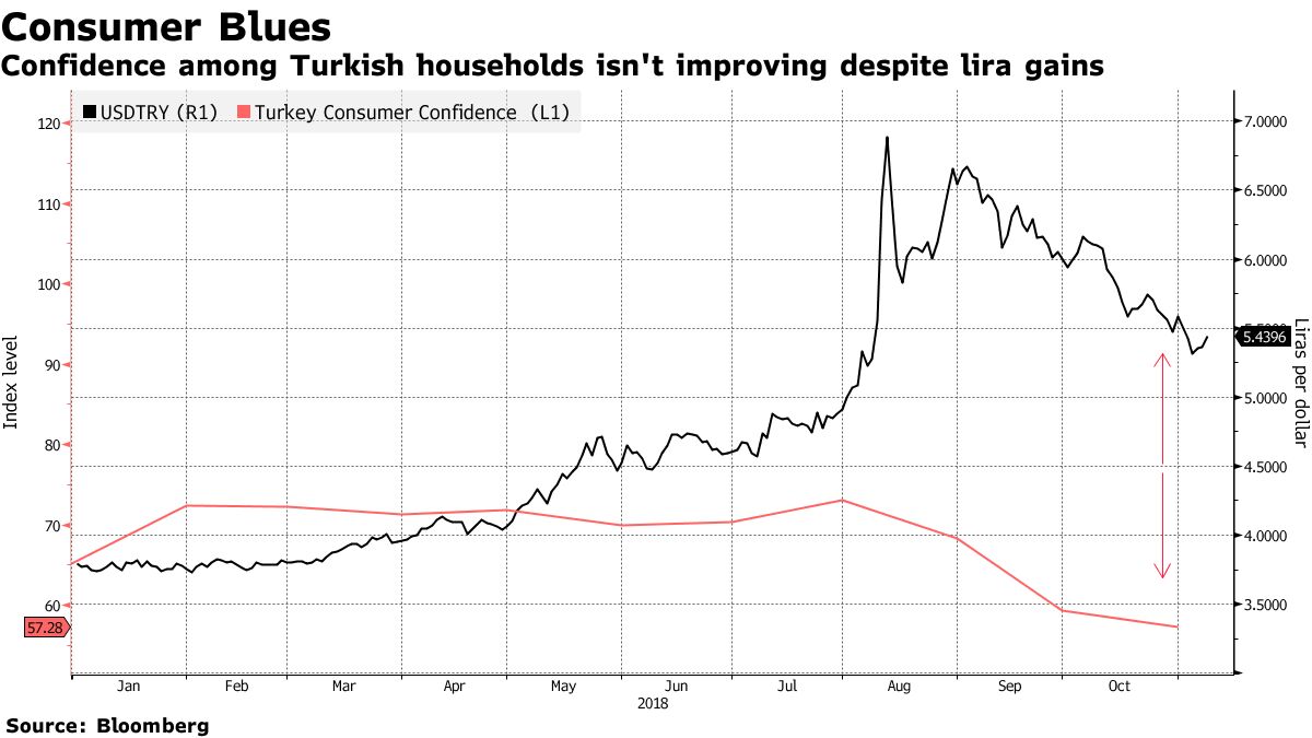 通貨危機後のトルコとアルゼンチン、不況続く公算大－ムーディーズ - Bloomberg