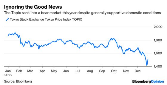 Japan Stocks Can Be the Haven in a Bleak World