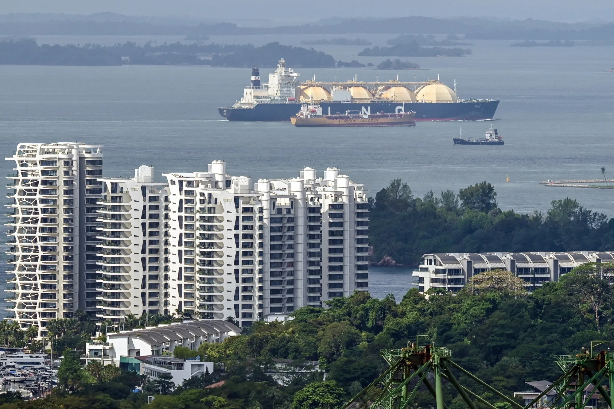 Singapore is among countries that rely the most on imported natural gas.