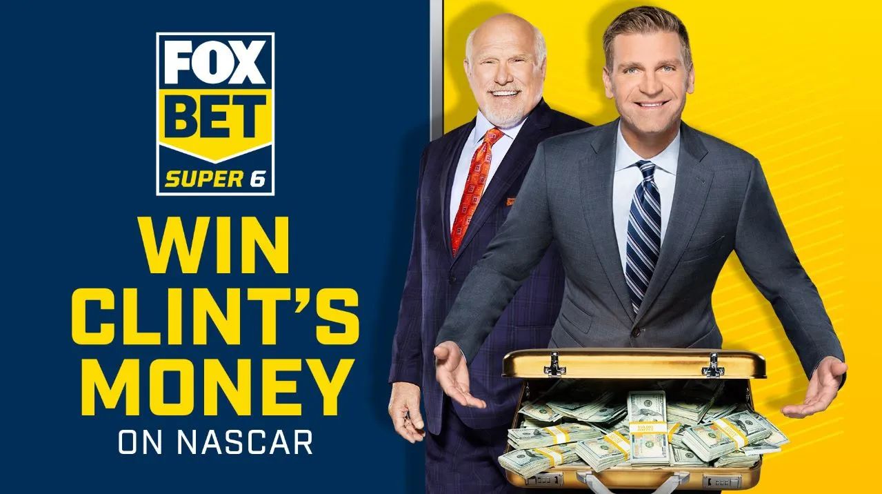 Terry Bradshaw and Clint Bowyer for the FOX Bet 2021 season.