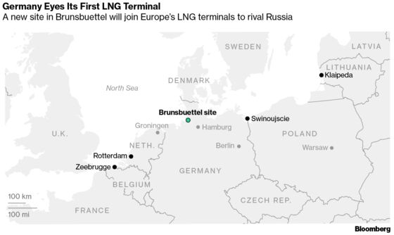 Small Town Near Hamburg Leads Race for German LNG Plant