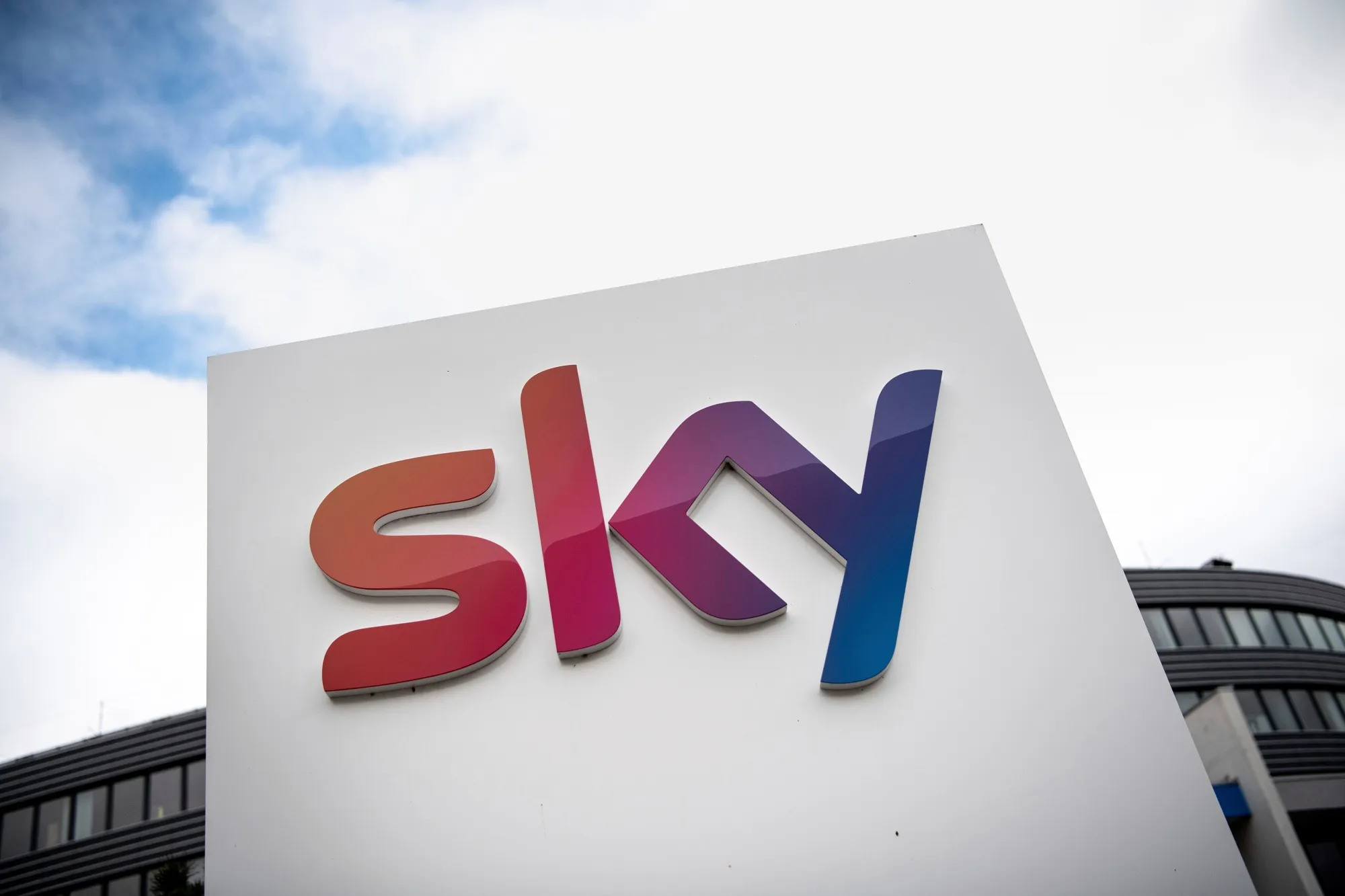 Sky Deutschland headquarters in Unterfoehring, Germany.