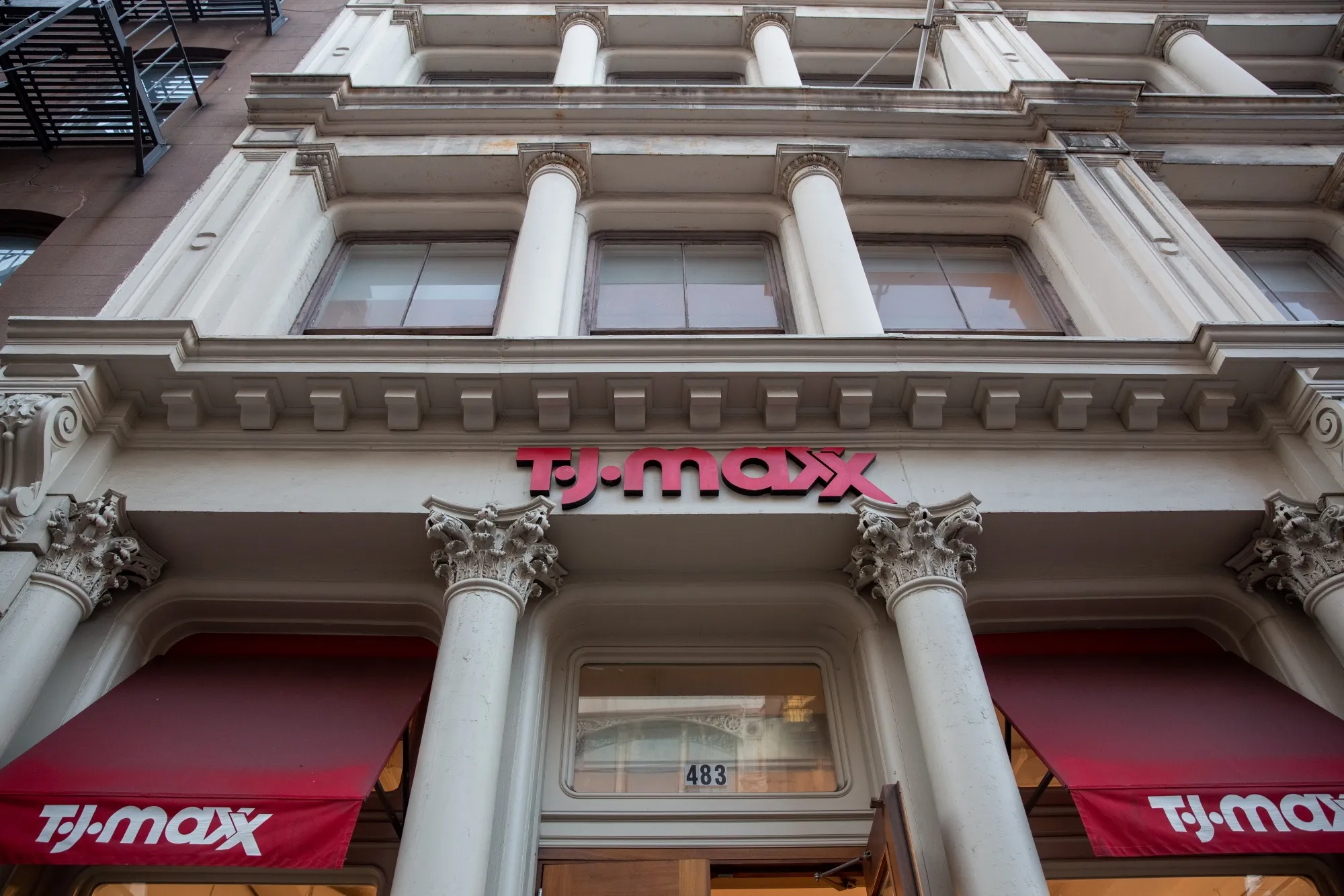 A TJ Maxx store in New York.