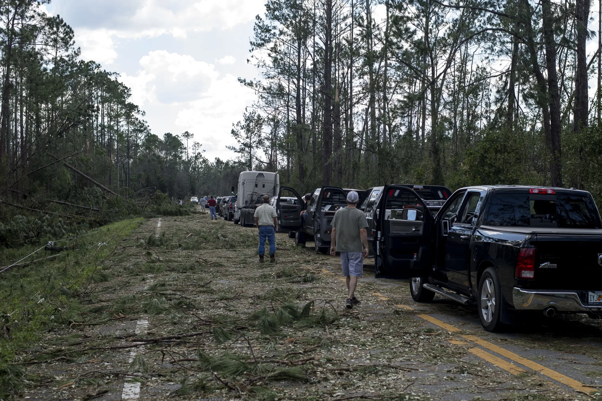 Impact Of Hurricane Michael After Storm Lashes Florida