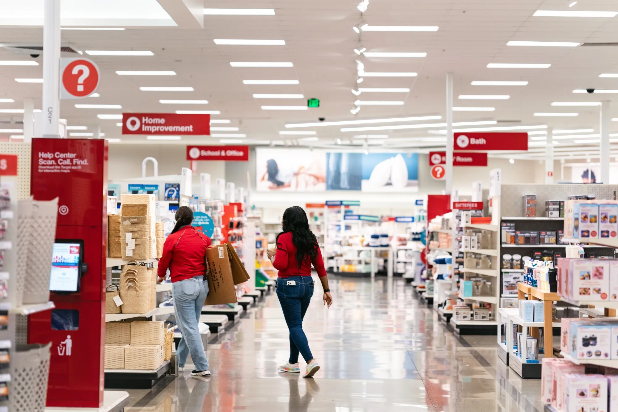Employees at the Target Corp. store in Edina, Minnesota.