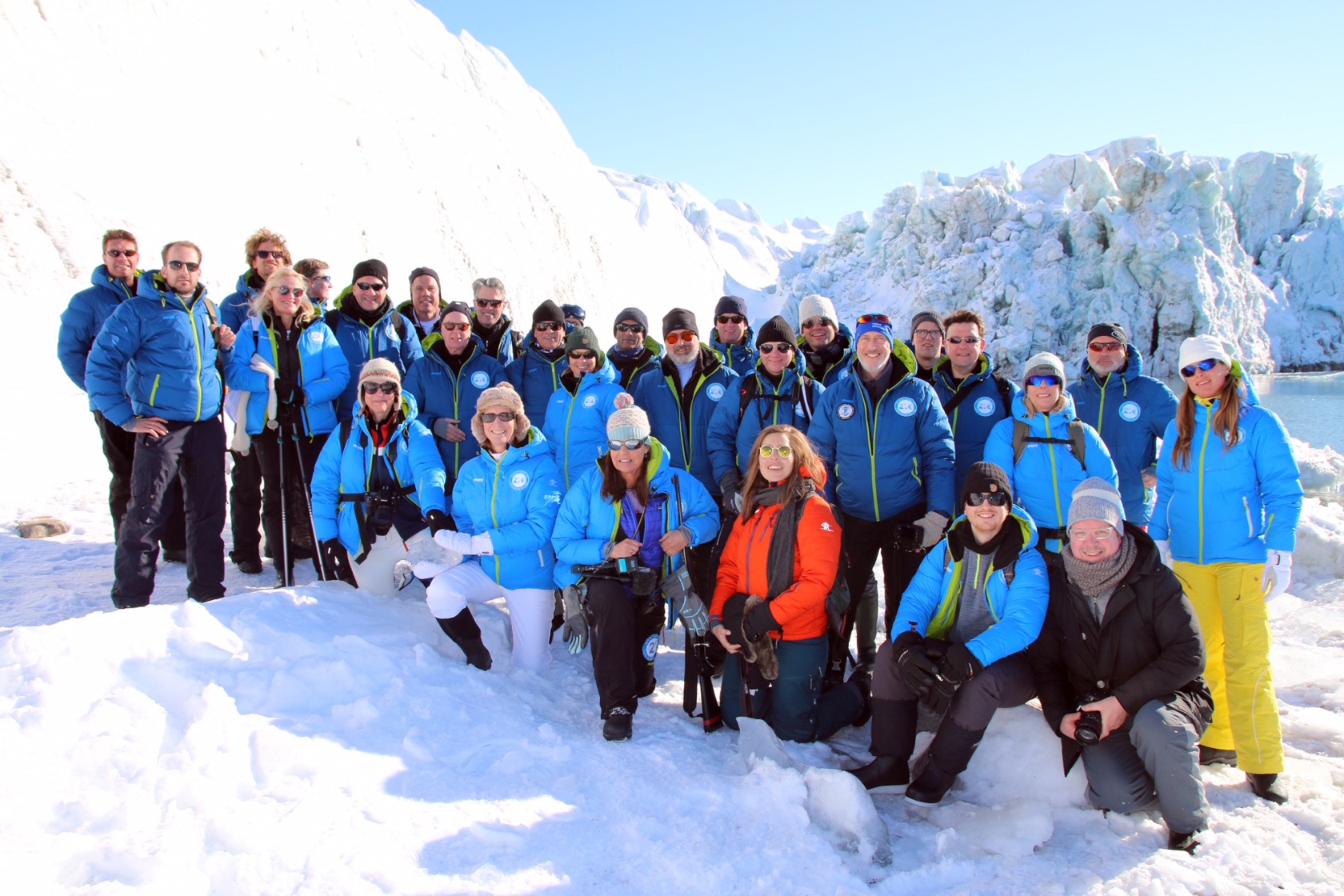 The Svalbard finance industry expedition in April 2018.