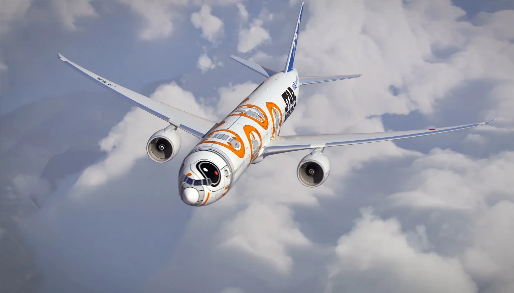 ANA x STARWARS｜R2-D2｜全日空商事｜ BOEING787-9 File:ANA Boeing 787-9 DreamLiner R2D2 Star Wars Livery