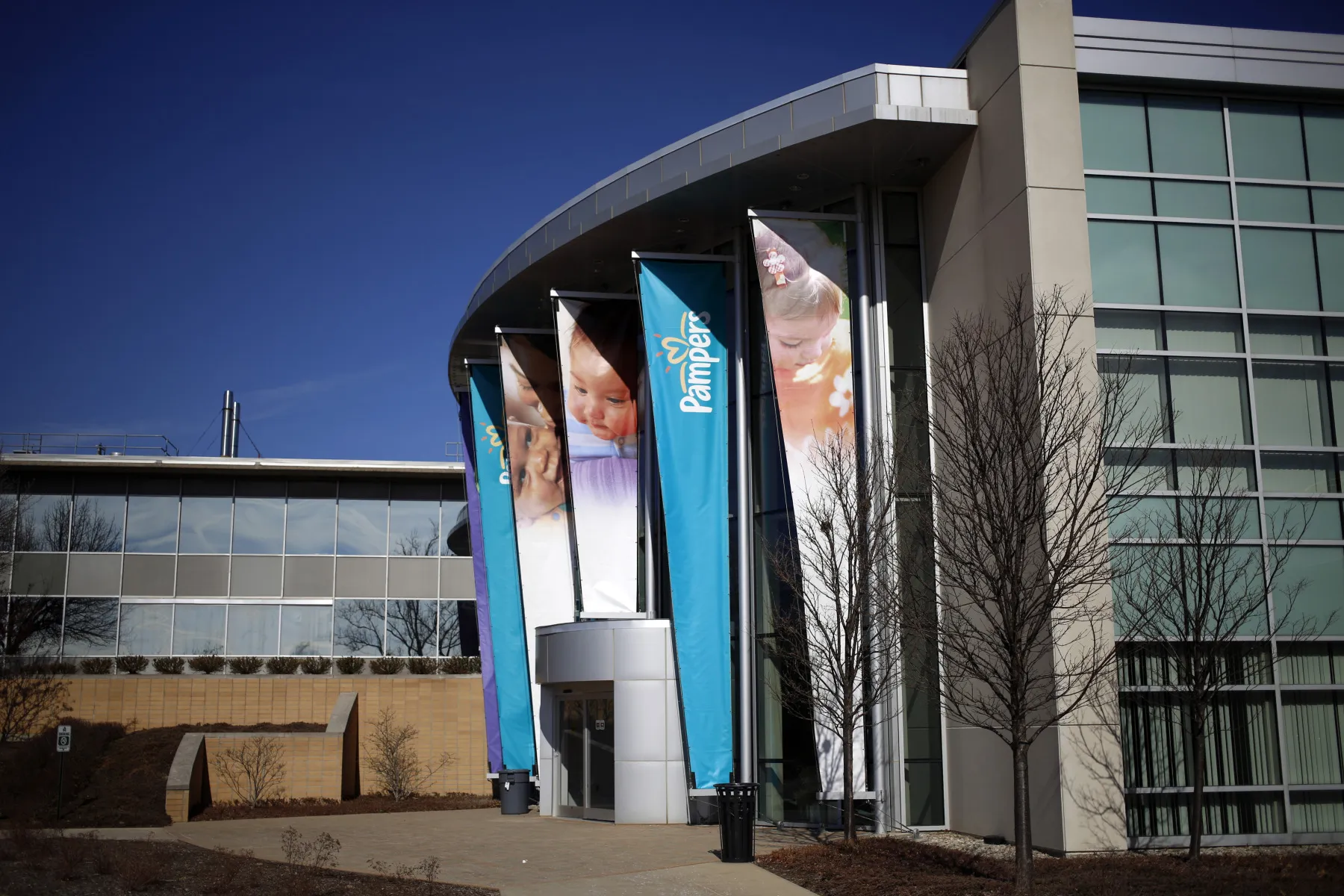 The Procter & Gamble baby care offices at P&G's headquarters in Cincinnati, Ohio.