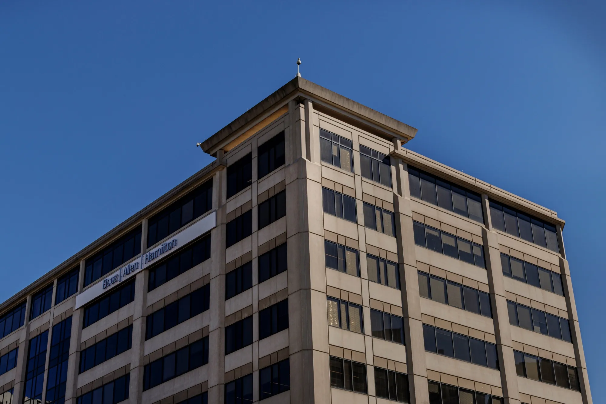 The Booz Allen Hamilton Holding Corporation headquarters in Mclean, Virginia.