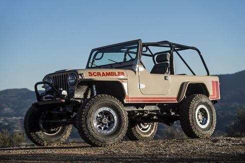 The Jeep comes with a 240-horsepower turbodiesel engine sourced from a Boeing Phantom Badger.