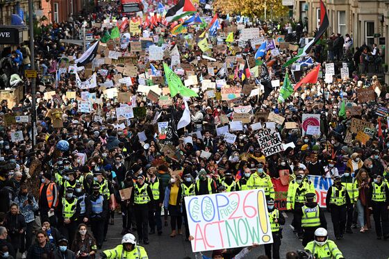 Thunberg Sets Slogan for COP26 in Scotland’s City of Protest