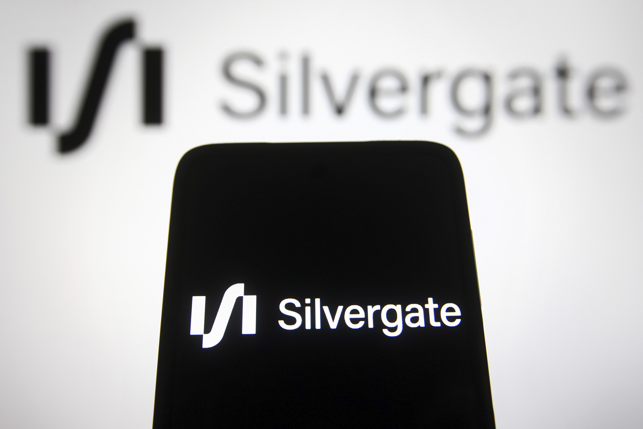 In this photo illustration, Silvergate Capital Corporation
