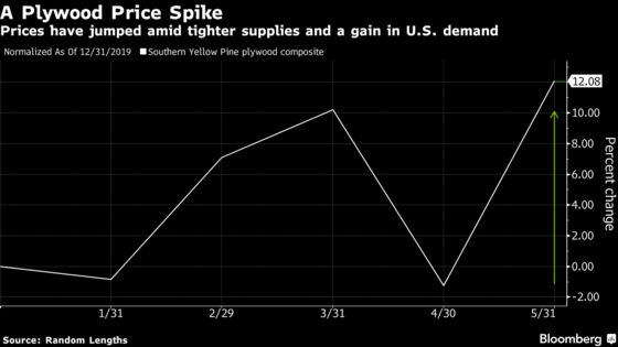 Plywood Markets Are Rallying With Demand in the U.S. Gaining